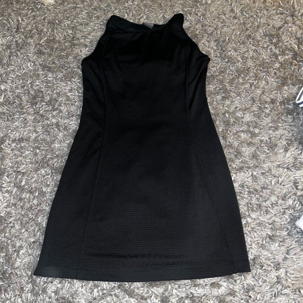 Nike black bodycon athletic dress size medium